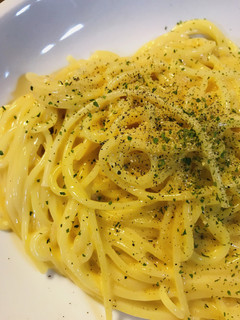 カルボナーラ風チーズフォンデュのパスタ-レシピのメイン写真