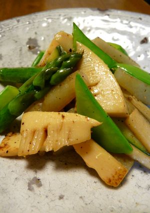 こんにゃくと春野菜のきんぴら-レシピのメイン写真