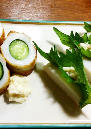 ちくきゅうと蒲鉾　鮒寿司の飯のディップ-レシピのメイン写真