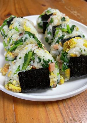 大根の葉を美味しく頂くおにぎり-レシピのメイン写真