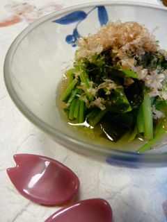 根三つ葉と新わかめのおひたし-レシピのメイン写真