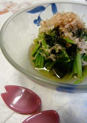 根三つ葉と新わかめのおひたし-レシピのメイン写真
