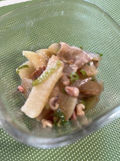 塩辛と豚肉と大根の炒め物-レシピのメイン写真