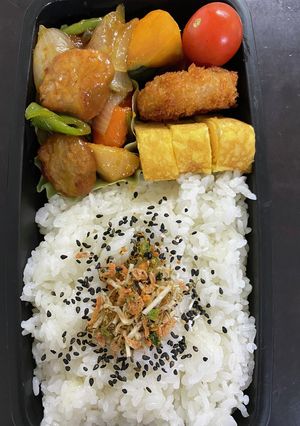 頑張るパパへ㊺酢豚弁当-レシピのメイン写真