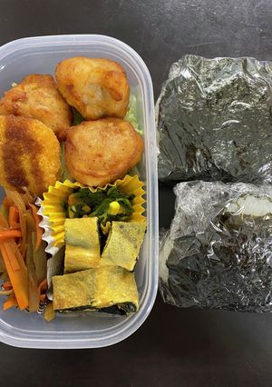 頑張るパパへ㊼おに唐弁当-レシピのメイン写真