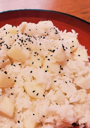 里芋でほっこりの炊き込み御飯-レシピのメイン写真