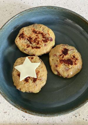 マイプロテインパンケーキミックスいももち-レシピのメイン写真