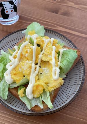 簡単朝ごはん！　簡単卵トースト-レシピのメイン写真