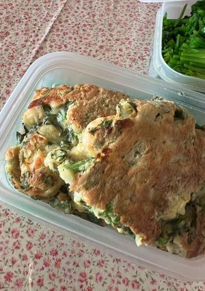 菊菜のお好み焼き-レシピのメイン写真