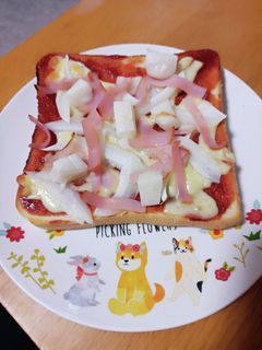 おもちピザトースト!-レシピのメイン写真