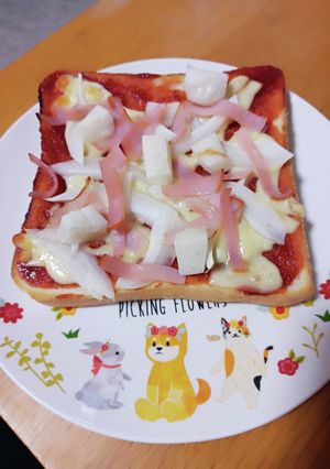 おもちピザトースト！-レシピのメイン写真