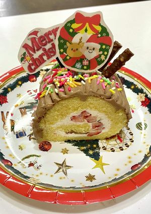 調理実習 ブッシュドノエル-レシピのメイン写真
