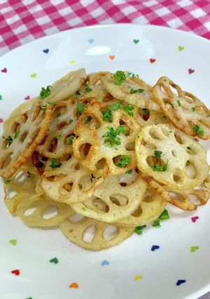 サクッとレンコンチップ♪-レシピのメイン写真