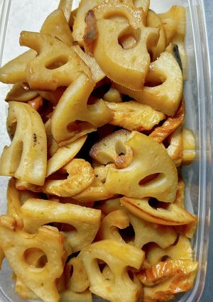 レンコンちくわのバター醤油炒め-レシピのメイン写真