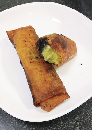 さつまいもとあんこの春巻き-レシピのメイン写真
