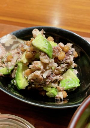 かんたん美容食!アボカドさば納豆-レシピのメイン写真