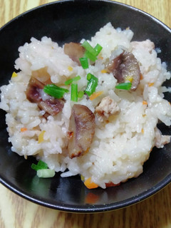 むき甘栗で簡単炊き込みご飯♪-レシピのメイン写真