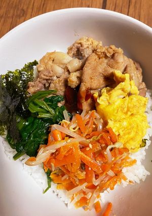 お家で手軽に食べるビビンバ丼-レシピのメイン写真