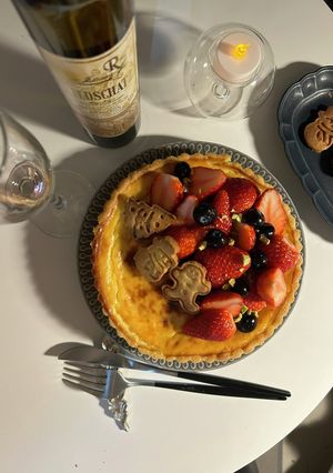 はちみつのベイクドチーズタルト-レシピのメイン写真