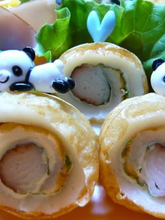 ちくわの大葉☆カニカマ巻き-レシピのメイン写真