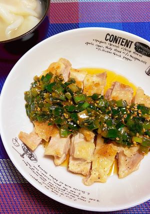 鶏肉のネギソースかけ-レシピのメイン写真