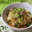 レンジで!白菜とひき肉のピリ辛とろみ煮
