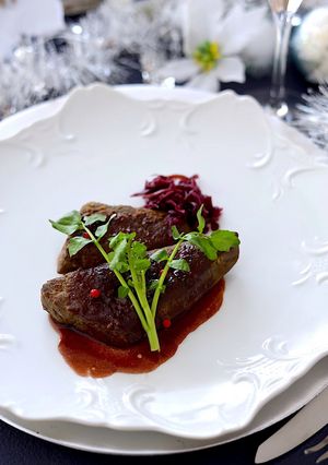 Xmas 牛レバーソテーバルサミコソース-レシピのメイン写真