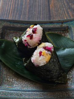 じゃこしばたくおにぎり-レシピのメイン写真