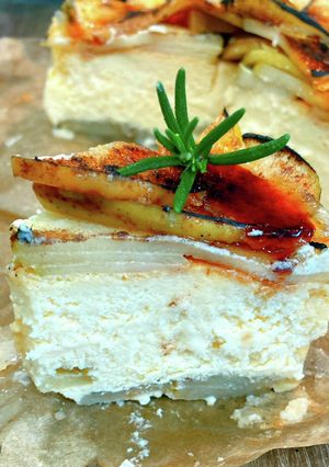 HM,りんごとマスカルポーネチーズケーキ-レシピのメイン写真