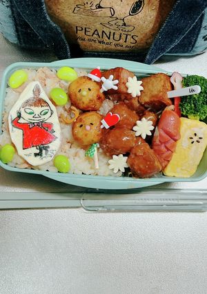 高校男子弁当 キャラ弁 オブアート-レシピのメイン写真