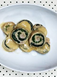 ほうれん草と豚肉のミルフィーユ巻き-レシピのメイン写真