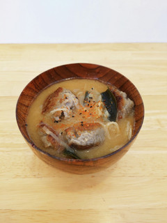 香ばしく焼いたいわしのつみれの味噌汁-レシピのメイン写真