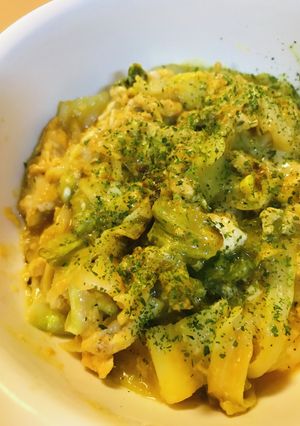 市販コーンクリーム●ザク切りキャベツ炒め-レシピのメイン写真