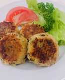 さつまいもと大豆の焼きコロッケ
