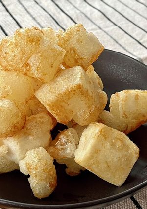 余ったお餅で簡単おやつ揚げ餅 醤油味-レシピのメイン写真