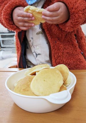 計らないホットケーキor蒸しパン-レシピのメイン写真