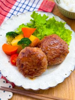 厚揚げでかさまし!和風ハンバーグ-レシピのメイン写真