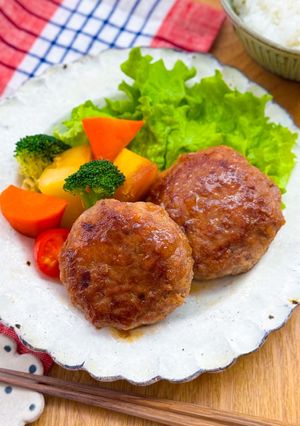 厚揚げでかさまし！和風ハンバーグ-レシピのメイン写真