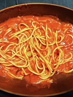 トマトジュースパスタ-レシピのメイン写真