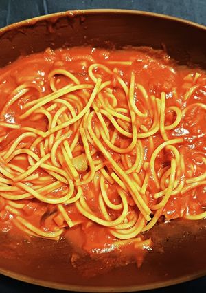 トマトジュースパスタ-レシピのメイン写真