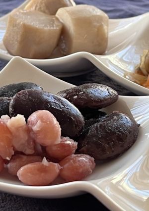 花豆の甘煮　おせちにぴったり！-レシピのメイン写真