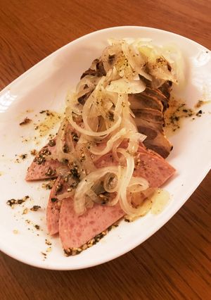 お歳暮！ハム・ソーセージ！カルパッチョ-レシピのメイン写真