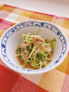 激うま簡単!豆苗ともやしのレンチンナムル-レシピのメイン写真