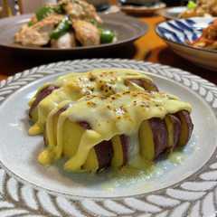 รูปของ さつまいもマヨチー焼き