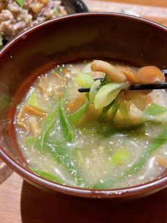 なめこと塩麹のうまみ味噌汁-レシピのメイン写真