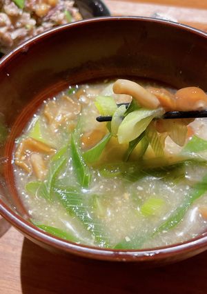 なめこと塩麹のうまみ味噌汁-レシピのメイン写真