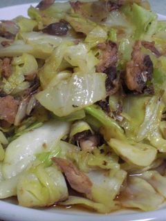 簡単♬早うま♡キャベツと鯖缶の炒め物-レシピのメイン写真