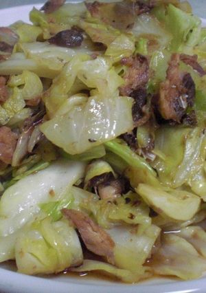 簡単♬早うま♡キャベツと鯖缶の炒め物-レシピのメイン写真