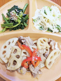 ☆旬を味わう☆れんこんと豚肉の甘酢炒め-レシピのメイン写真