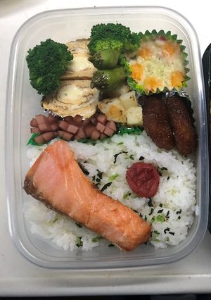 焼き魚弁当-レシピのメイン写真